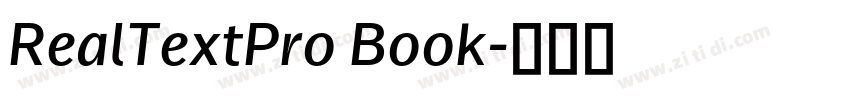 RealTextPro Book字体转换 RealTextPro Book字体转换